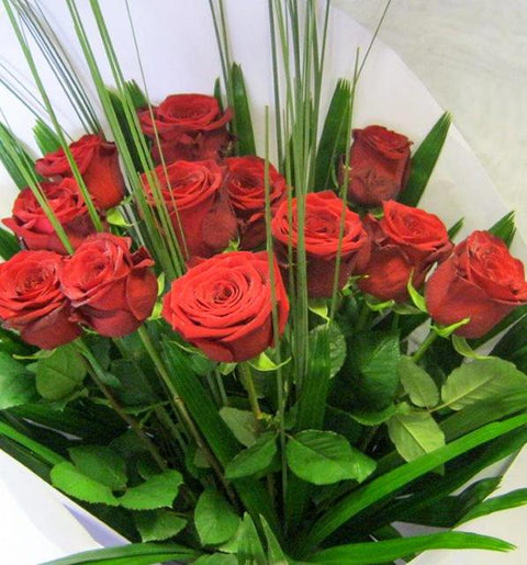 Twelve Red Roses